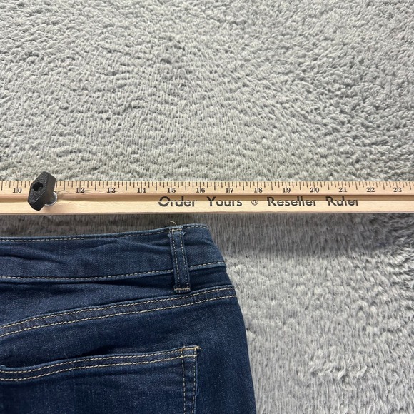 Westport Signature Jeans Womens 10 Blue Cotton Denim Straight Workwear Stretch - Picture 7 of 10